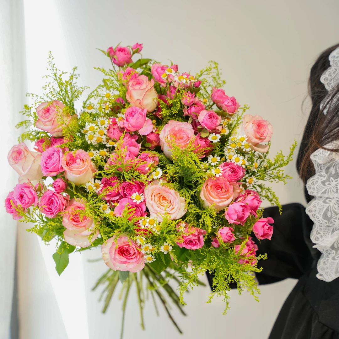 爱莎苏菲洋甘菊黄莺草鲜花云南基鲜花地直发顺丰包邮