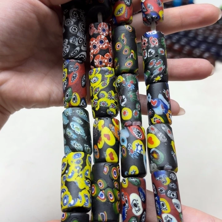 颈饰玻璃琉璃琉璃千花管珠