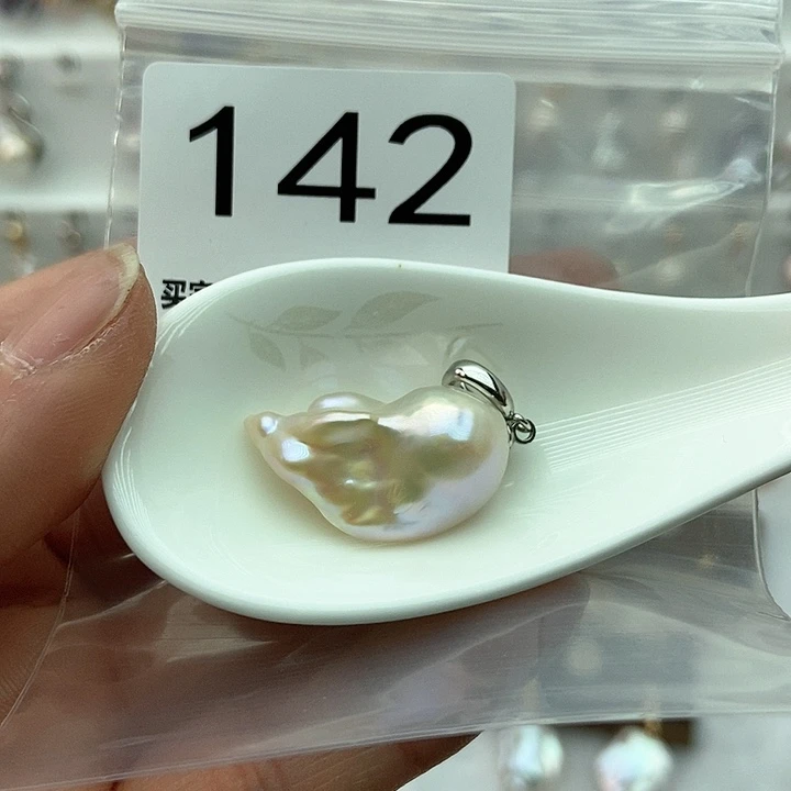 淡水珍珠颈饰银S925镶嵌