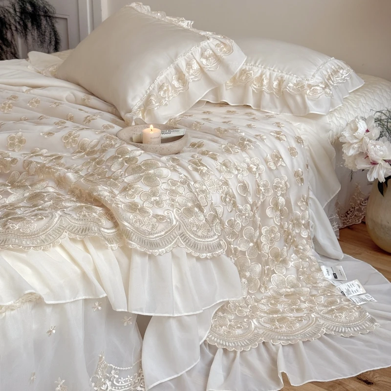 慕逸【春日巴黎夏凉被】夏季兰精天丝夏凉被芯法式公主风少女心被子