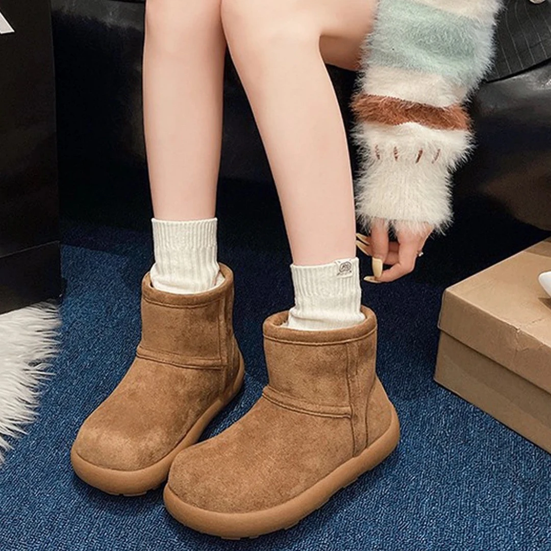 土豆简约款雪地靴