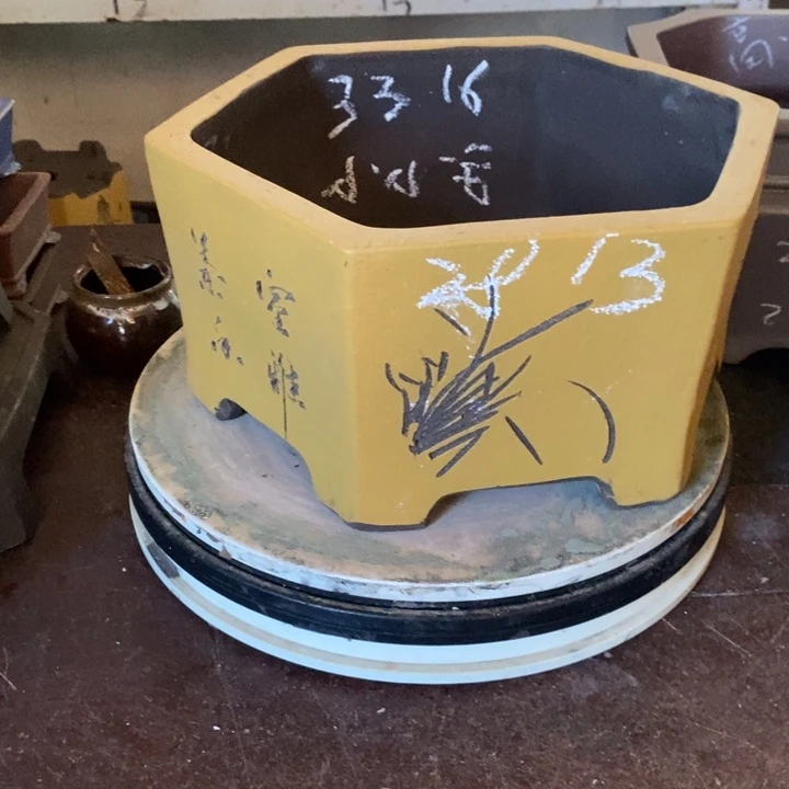 紫砂花盆自由发挥不好