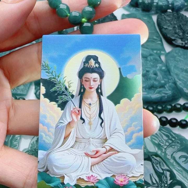 翡翠未镶嵌颈饰多样性发货天然A货翡翠