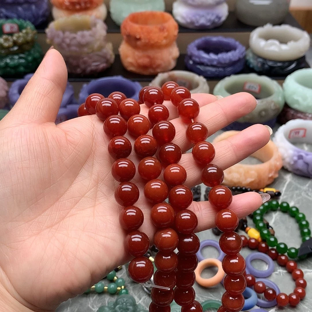 毛衣链未镶嵌石英质玉