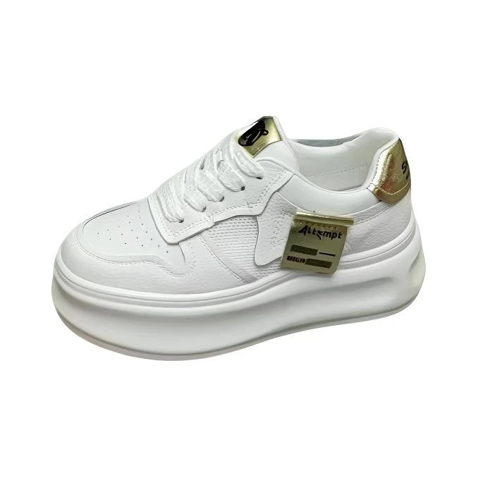 8881-1  28757真皮厚底小白鞋 （标准尺码）