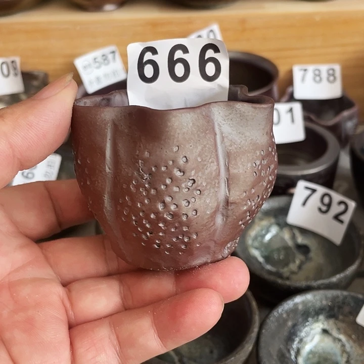 摆件柴烧纯手工666