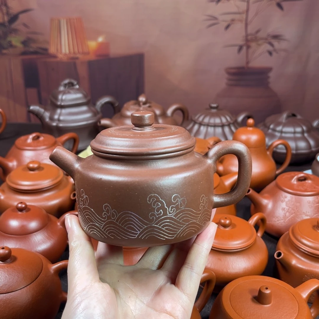 茶壶紫砂原矿紫泥240毫升