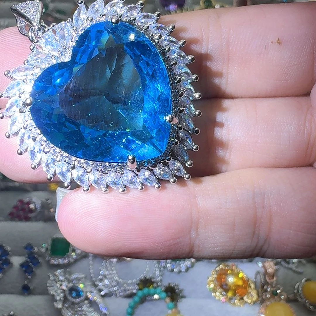 绿水晶戒指银S925镶嵌