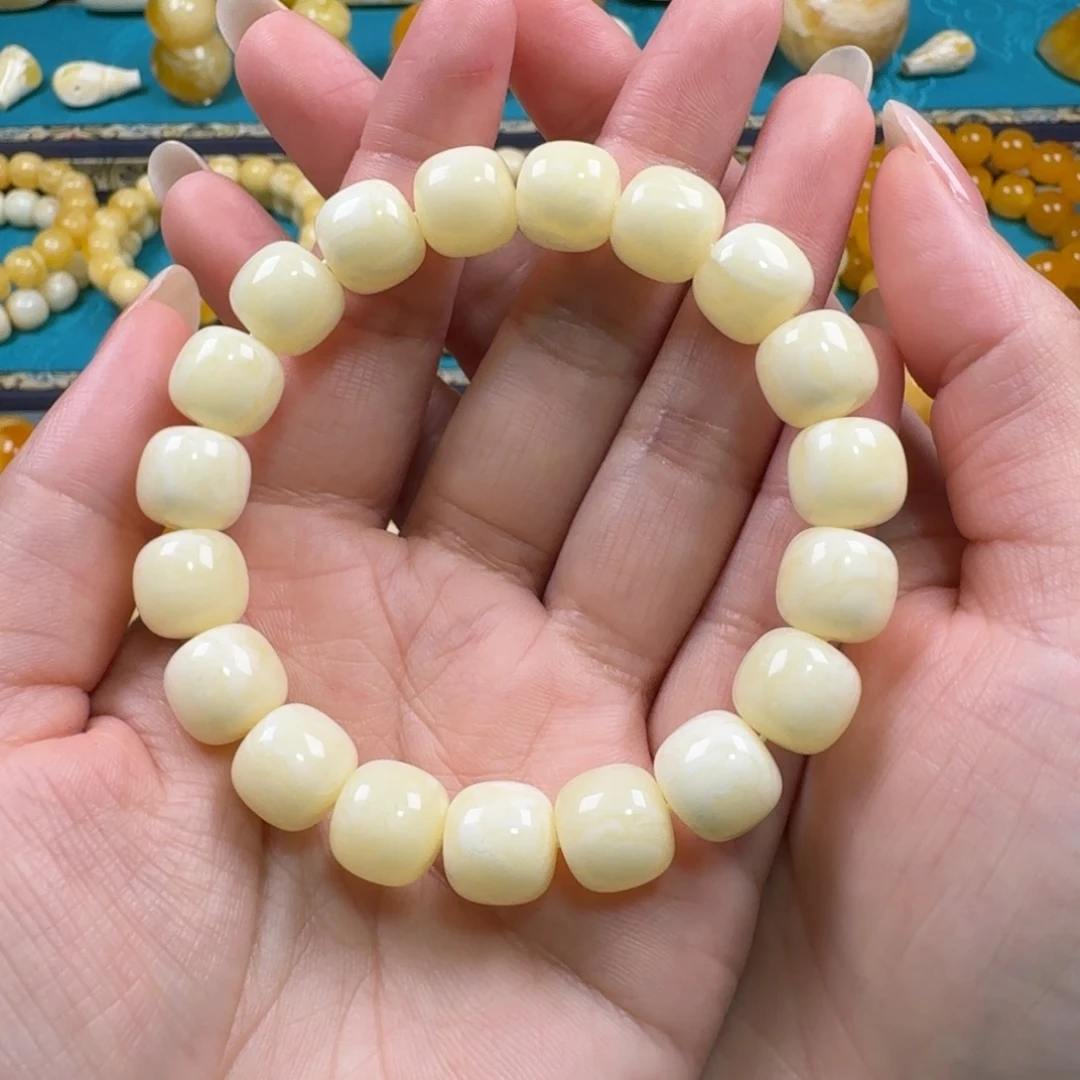 琥珀未镶嵌手链同料