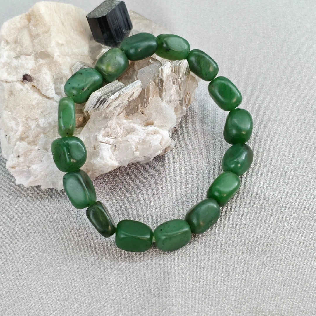 [巴基斯坦碧玉]随型手串/HGQ-BYSC-67（多样性发货）