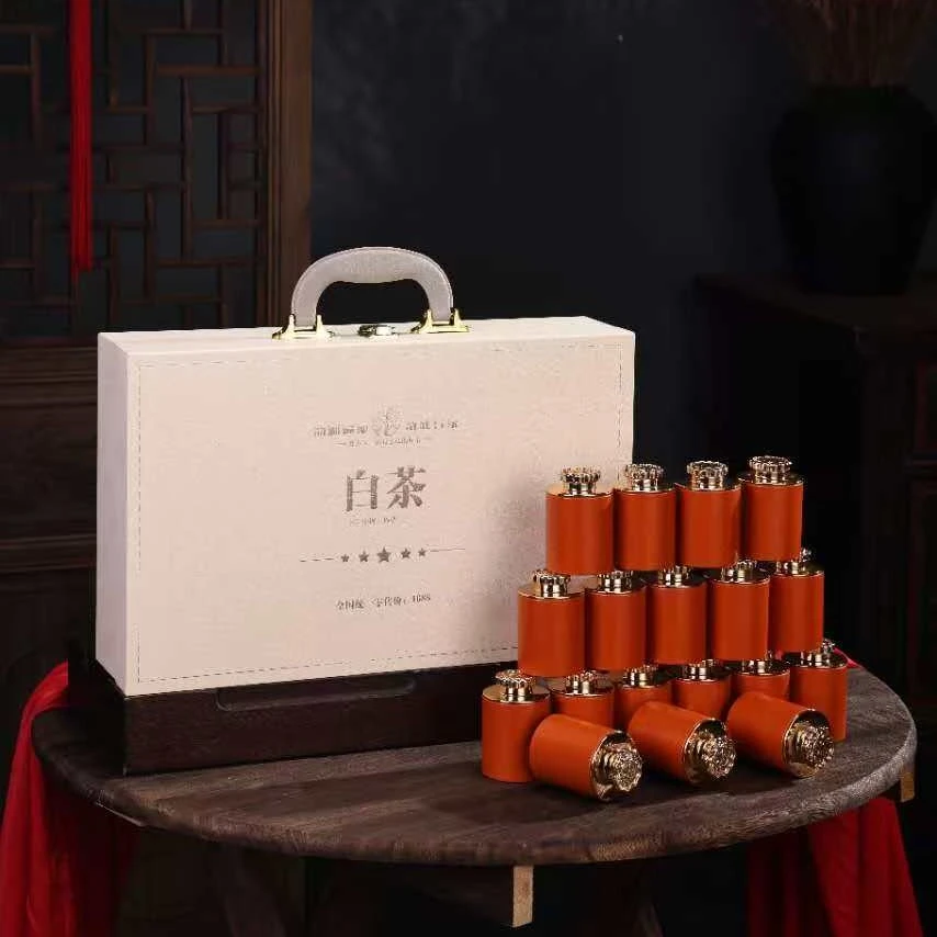 手提18小罐老白茶礼盒装