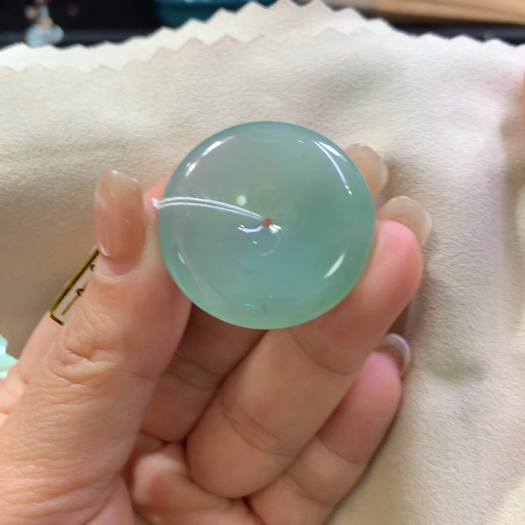 颈饰未镶嵌翡翠天然缅甸翡翠32.4-5.6