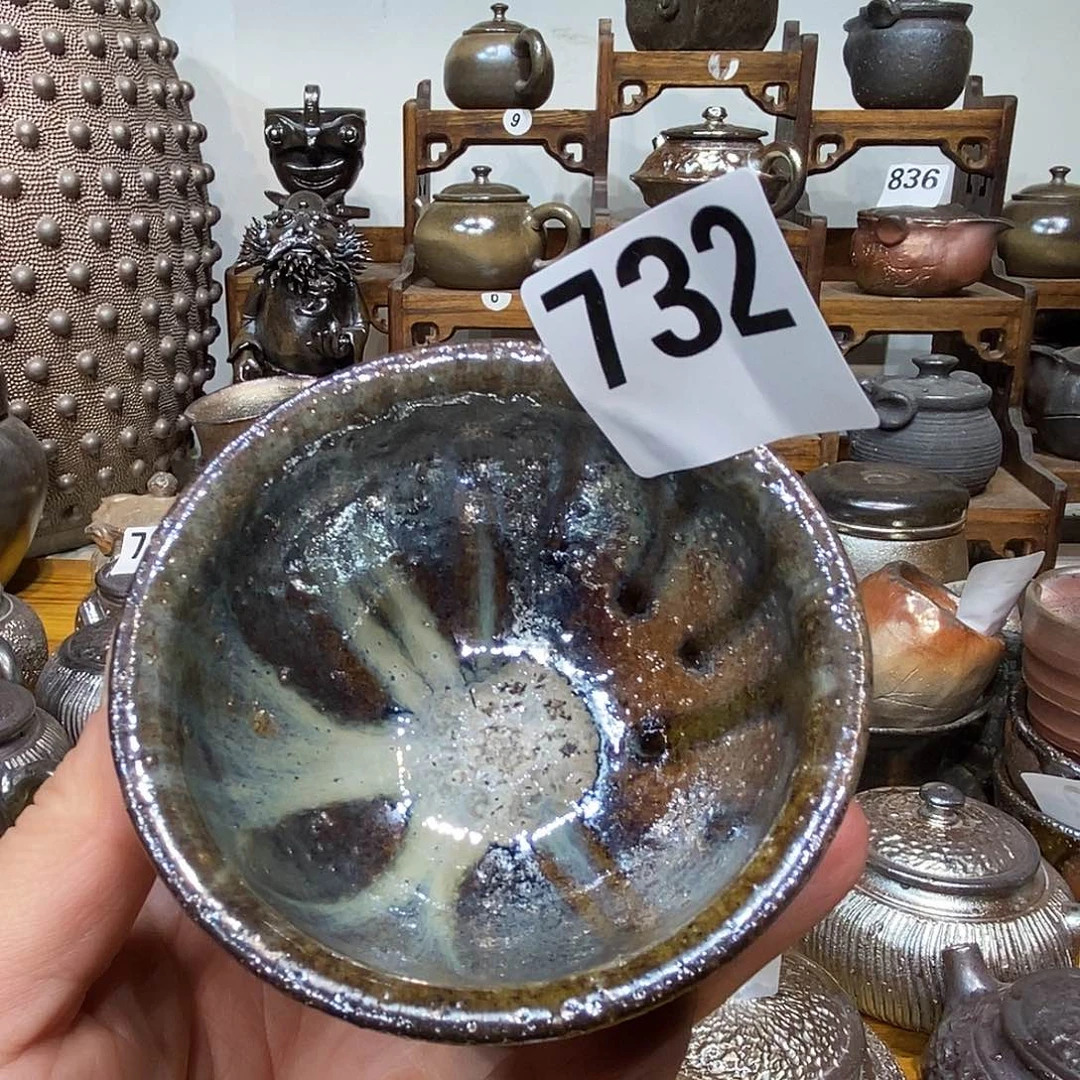 高温柴烧陶泥主人杯