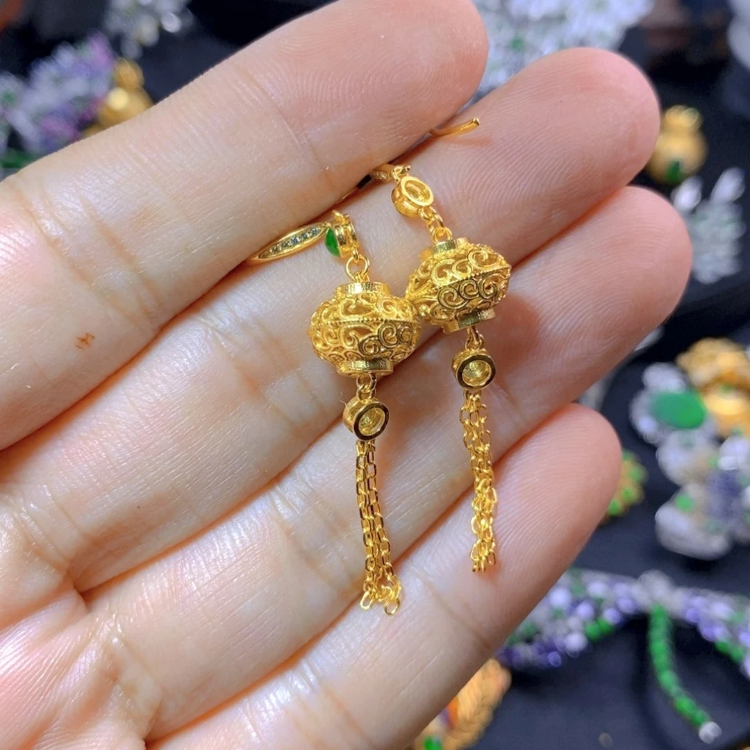 翡翠银S925镶嵌颈饰天然翡翠