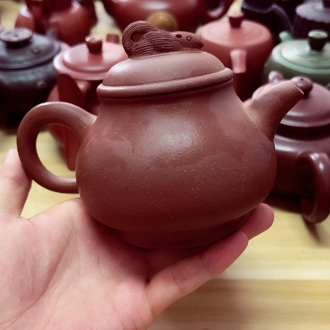 茶壶紫砂宜兴原矿紫砂壶手工制作