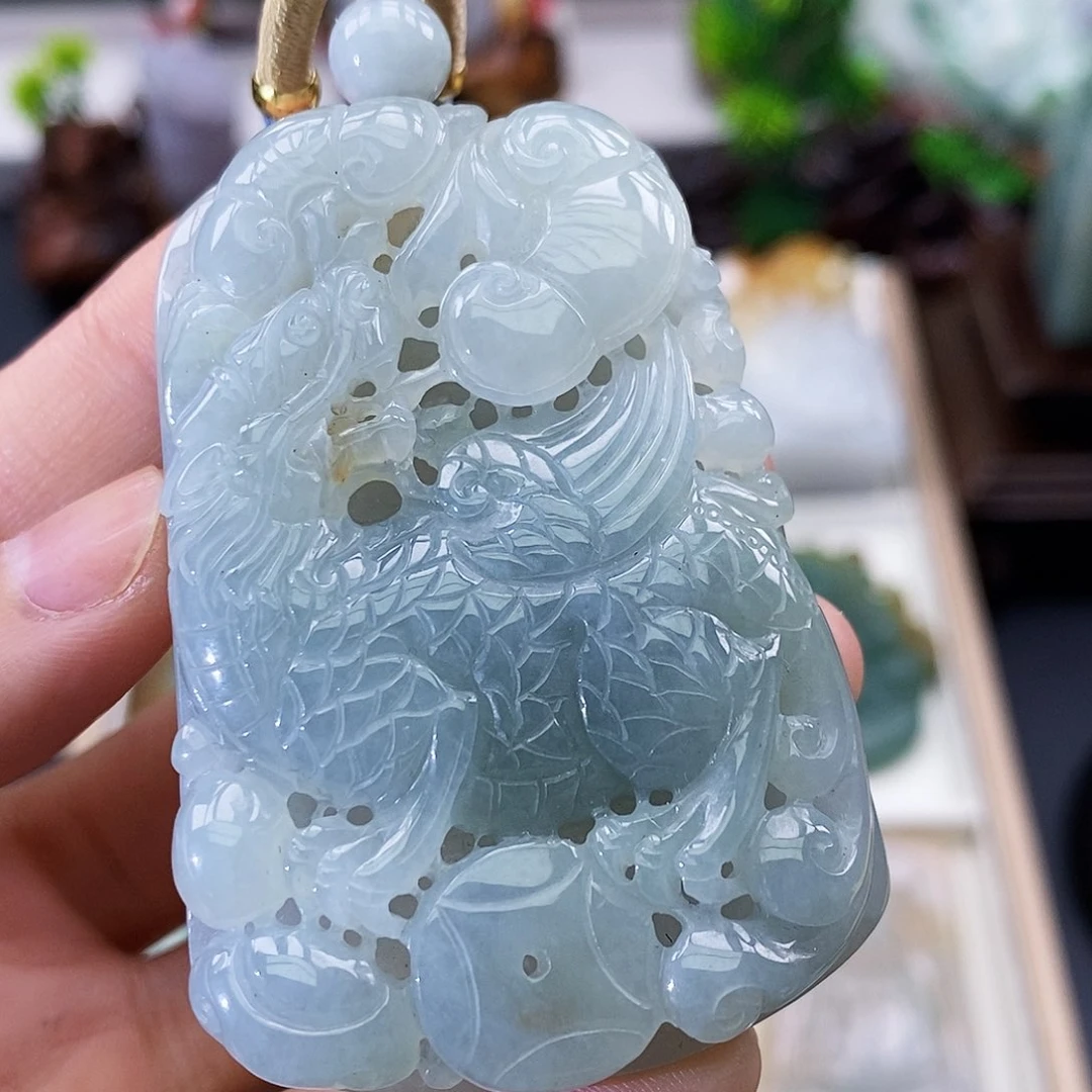 颈饰未镶嵌翡翠缅甸翡翠a货