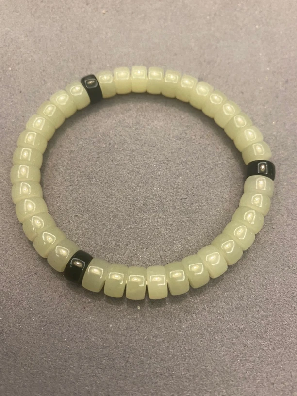 和田玉手串时尚单圈