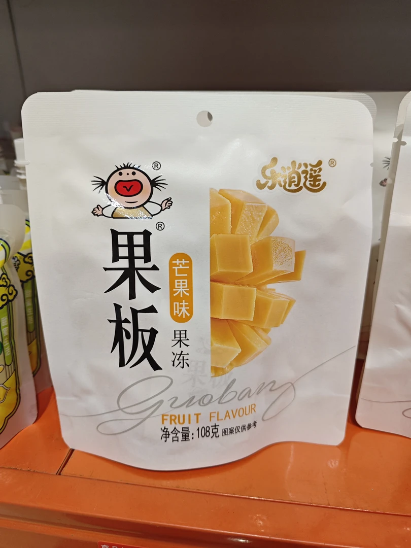 乐逍遥果板芒果味108g