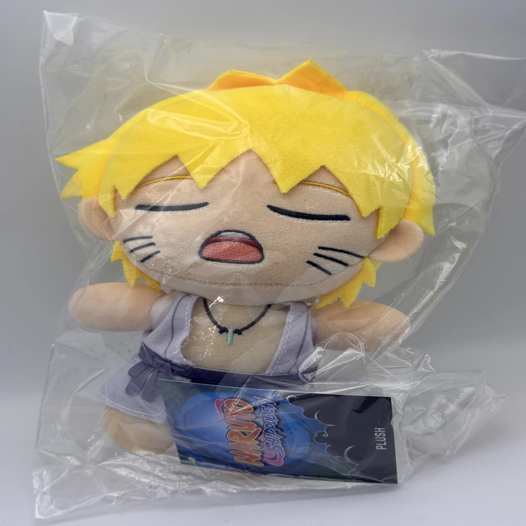 美国官谷火影忍者哈欠鸣人20cm毛绒玩偶全新正版玩偶