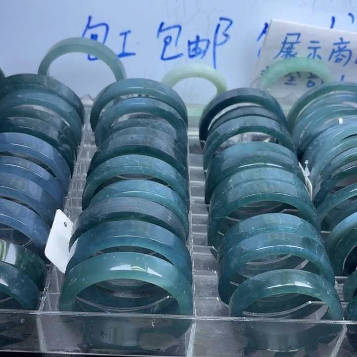 定制翡翠未镶嵌翡翠手镯毛坯定制