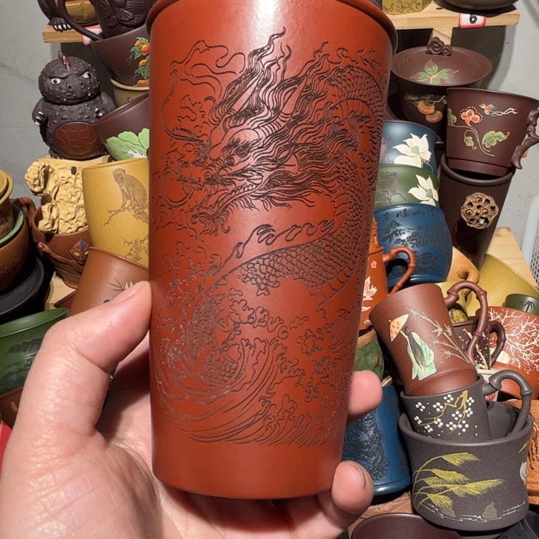 紫砂茶杯宜兴紫砂主人杯