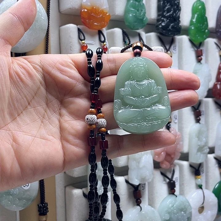 和田玉（青玉）未镶嵌颈饰