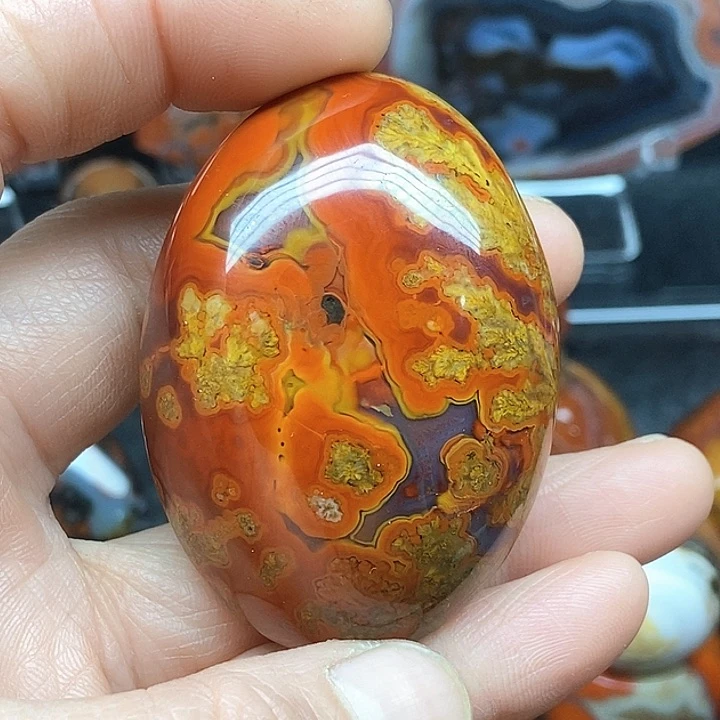 玛瑙/玉髓珠宝奇石未镶嵌静**心