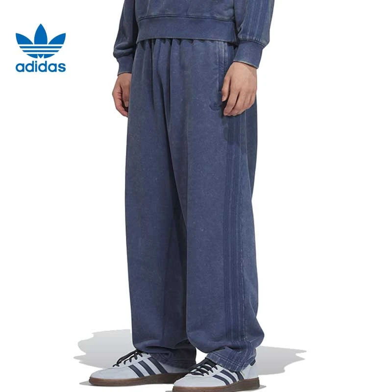 adidas阿迪达斯男子WASHED PANT牛仔长裤KA2317