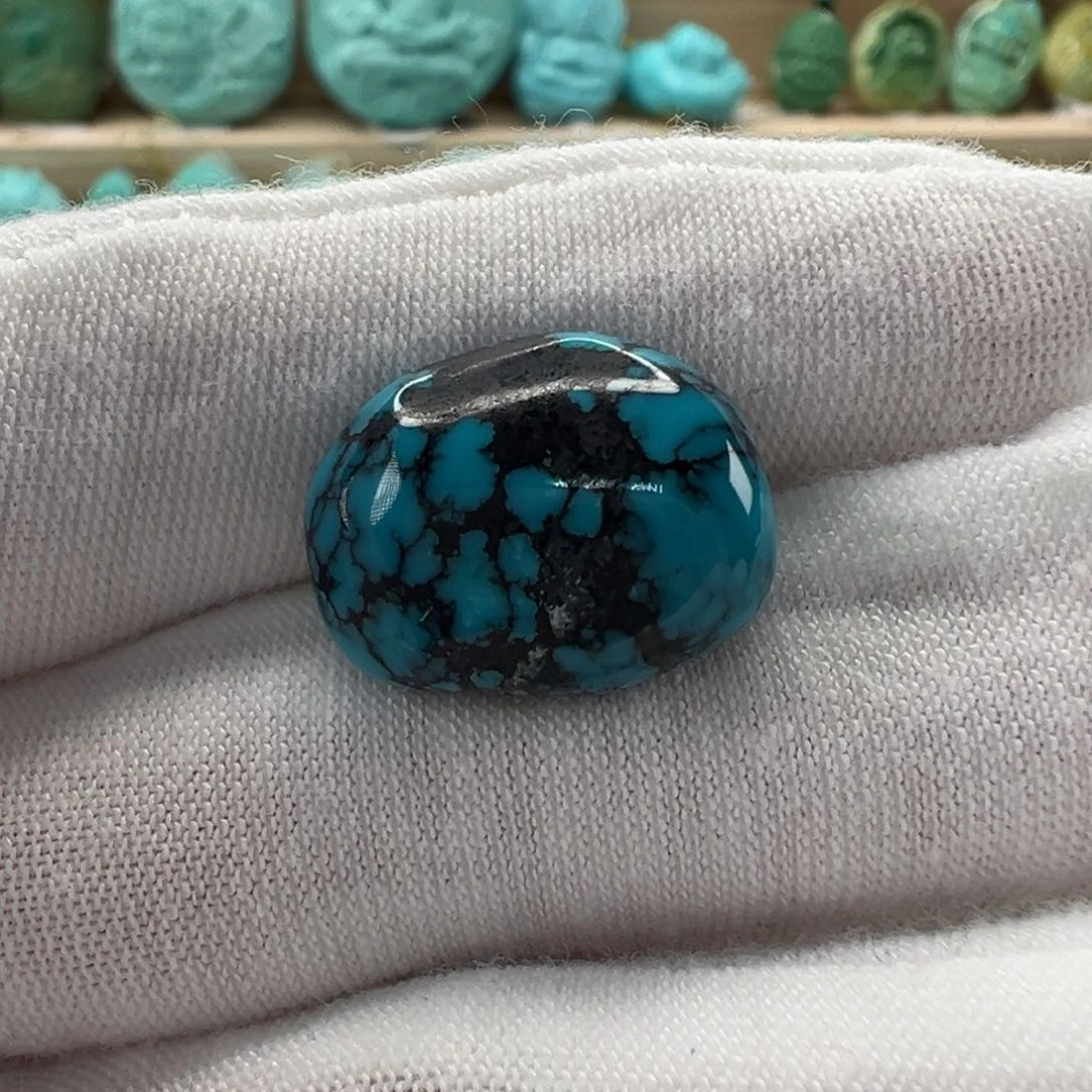 未镶嵌绿松石随形13.5mm