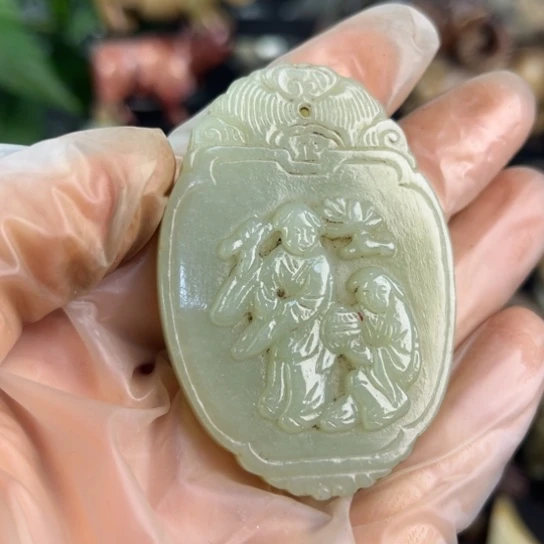 和田玉挂件未镶嵌