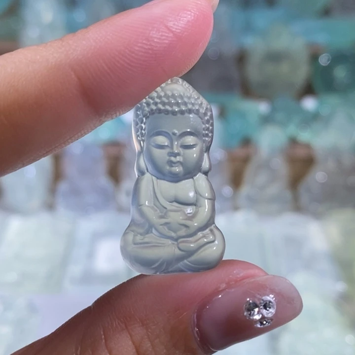 岫玉颈饰未镶嵌吊坠