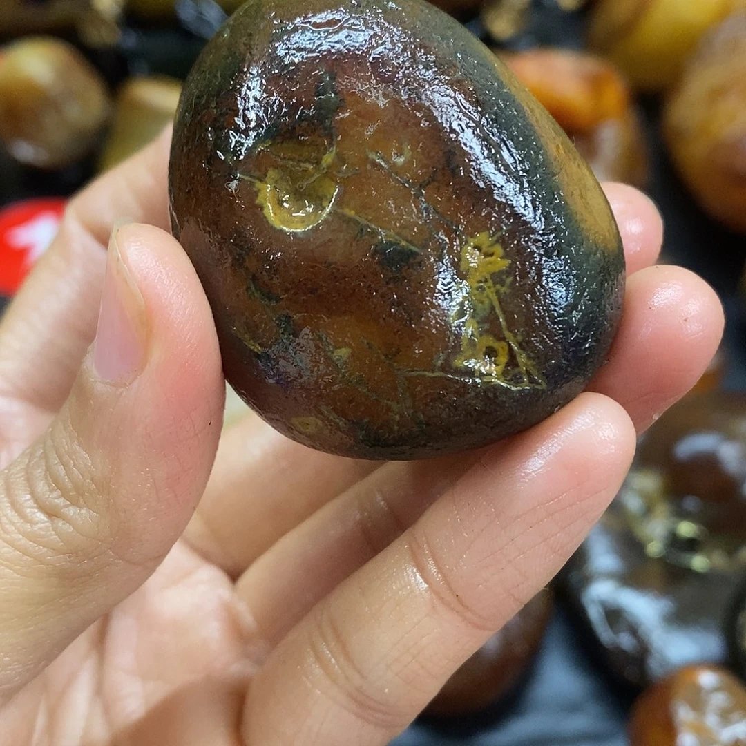 玛瑙/玉髓未镶嵌手把件