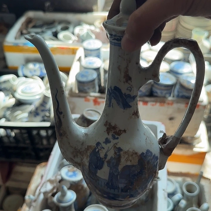 摆件景德镇陶瓷艺术煤窑