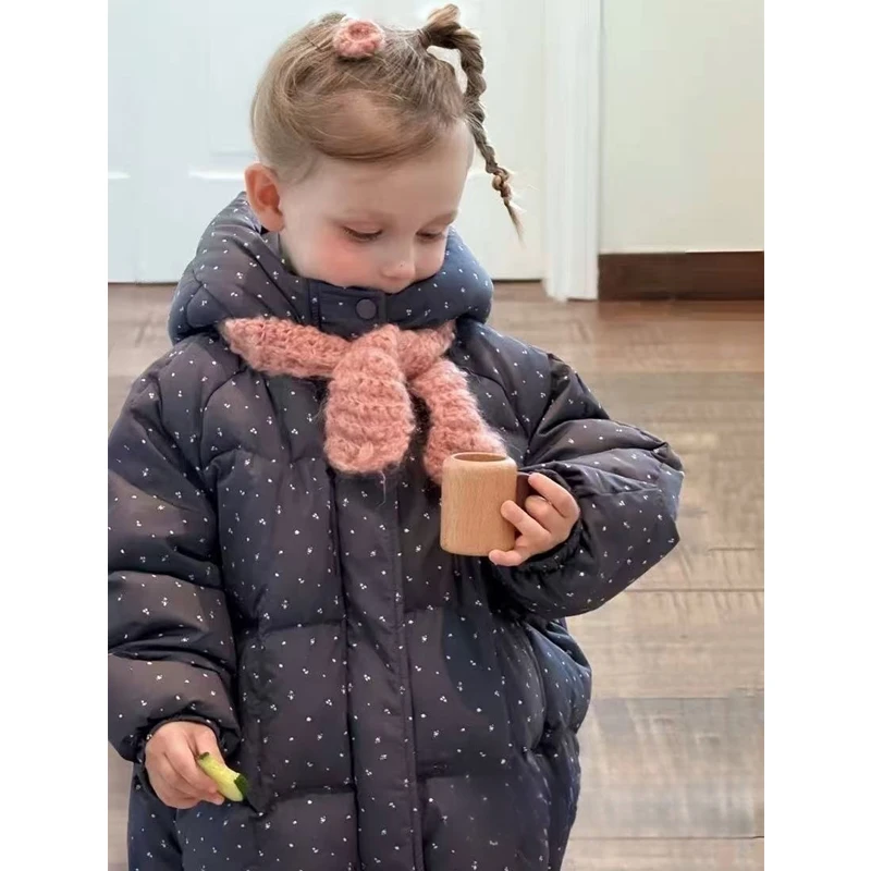 【现货】郝叔童品冬季新款上新2025时尚韩版潮牌网红女童棉服HR5412