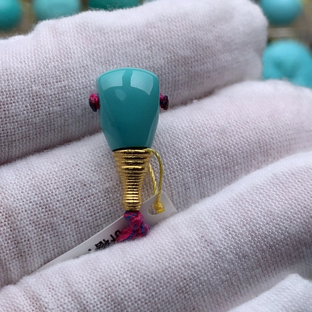 绿松石22K金镶嵌珠宝奇石