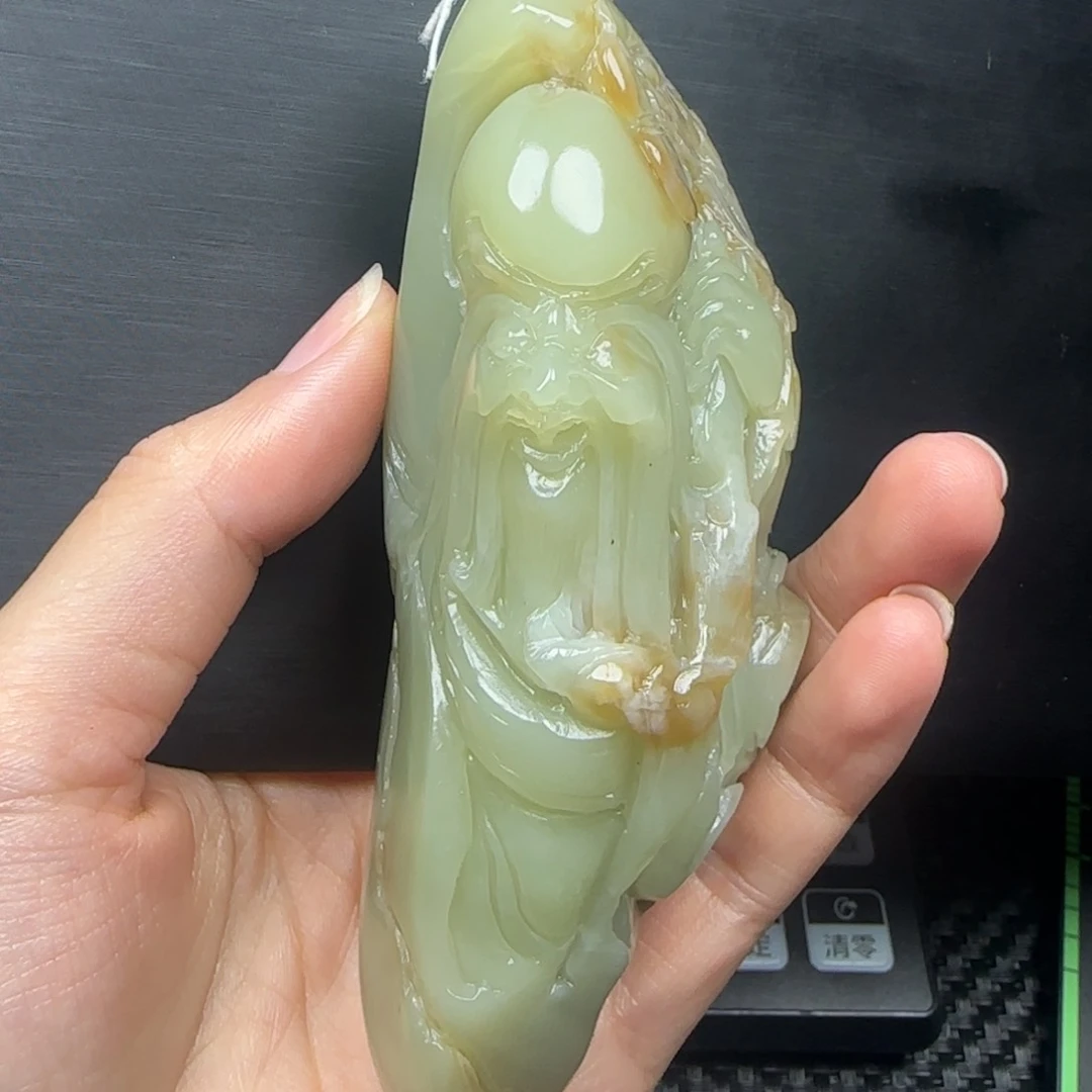 和田玉未镶嵌挂件風*懿