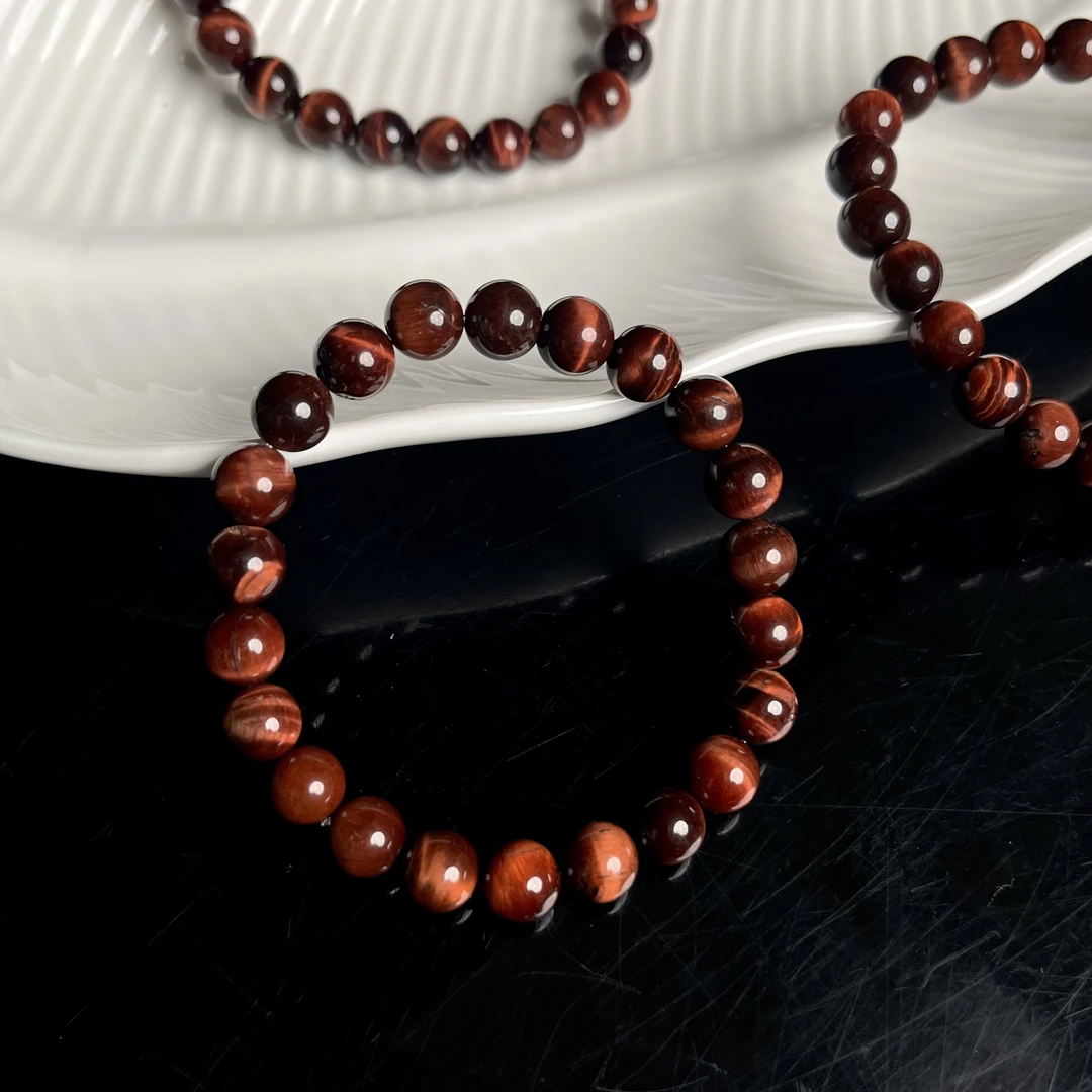 虎眼石手串8mm+瑕疵品XC68多样性发其一（棉矿坑介意者勿拍）