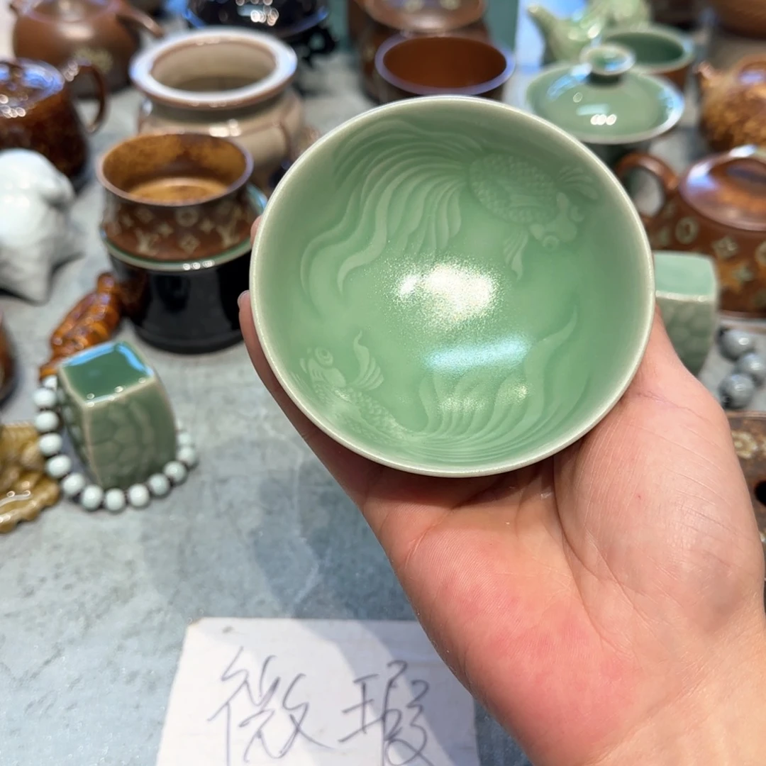 小金茶具青瓷茶器