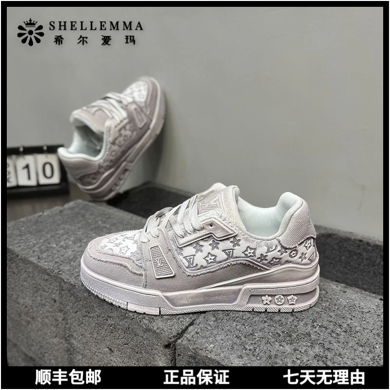 希尔爱玛新款秋季厚底休闲鞋运动舒适情侣鞋软底低帮百搭时尚板鞋