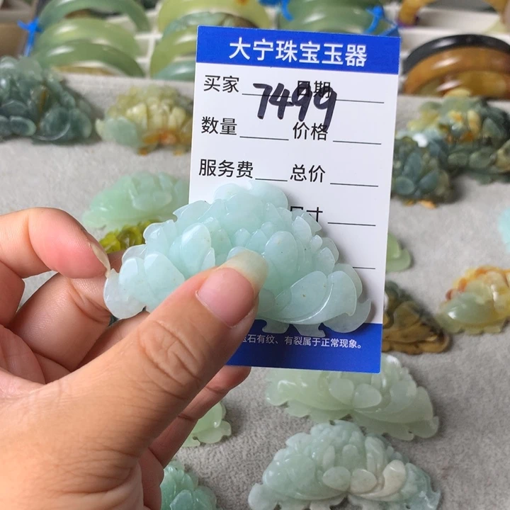 未镶嵌蛇纹石玉颈饰?***y7499