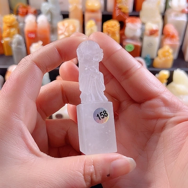 云南石印石2厘米，包刻，美女