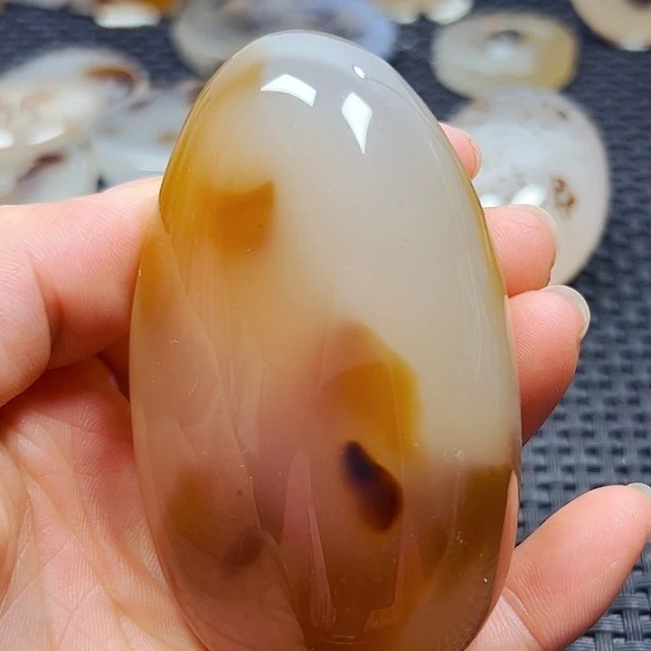 未镶嵌玛瑙/玉髓珠宝半成品