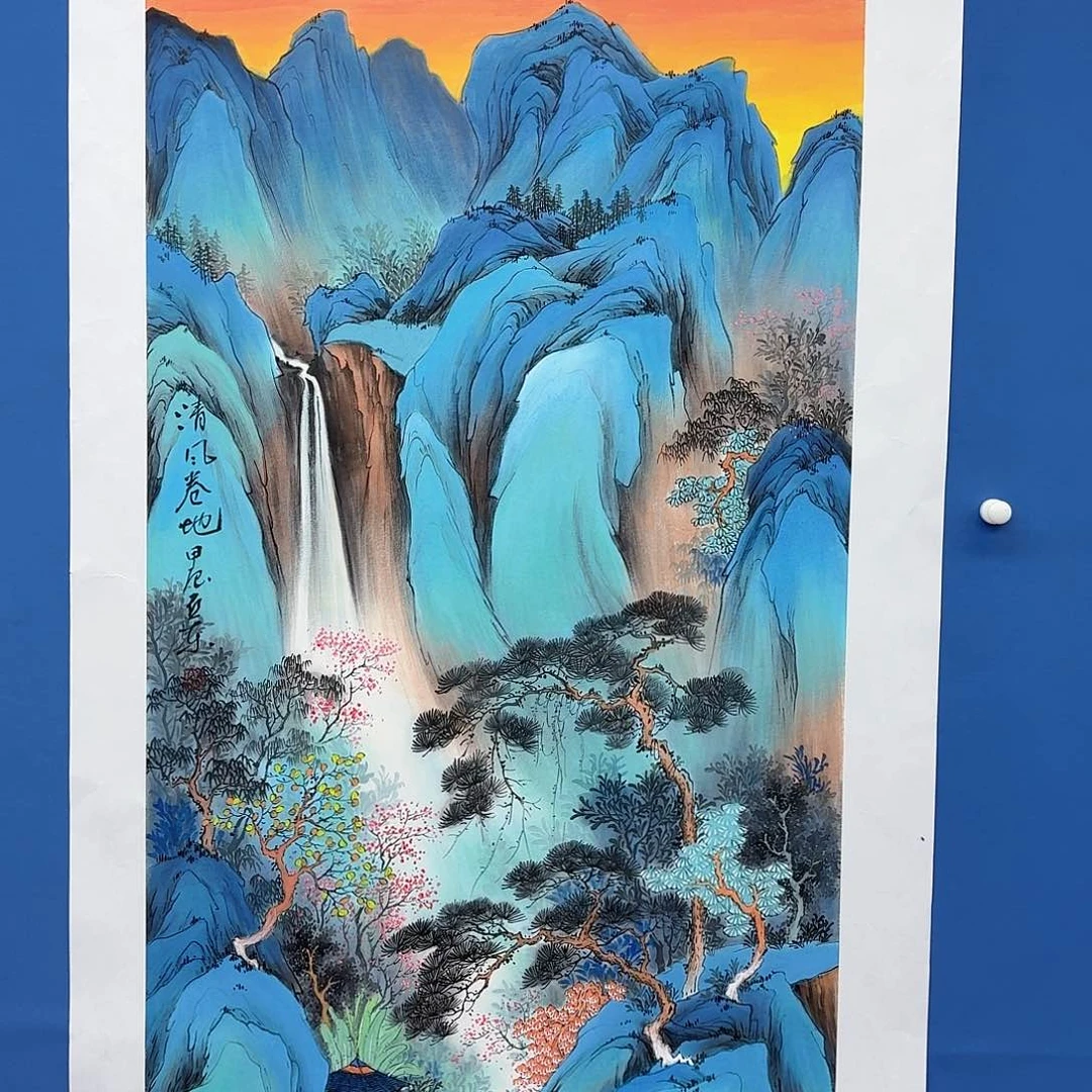 国画多次参加国内外国际