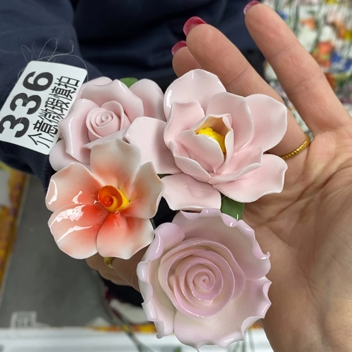 陶瓷我家花花真美