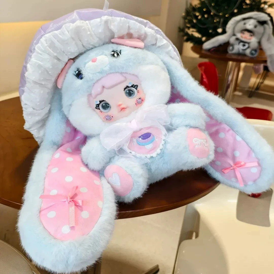 【拆盒】Nommi糯米儿400%蘑菇帽盲盒大体毛绒系列潮玩公仔