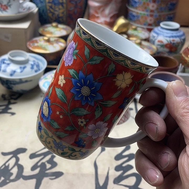 瓷片001 一人直播，看品直播间说序号