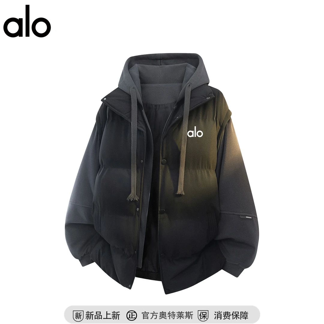 【官方奥特莱斯】品牌折扣 羽绒棉服男士冬季新款宽松休闲连帽外套