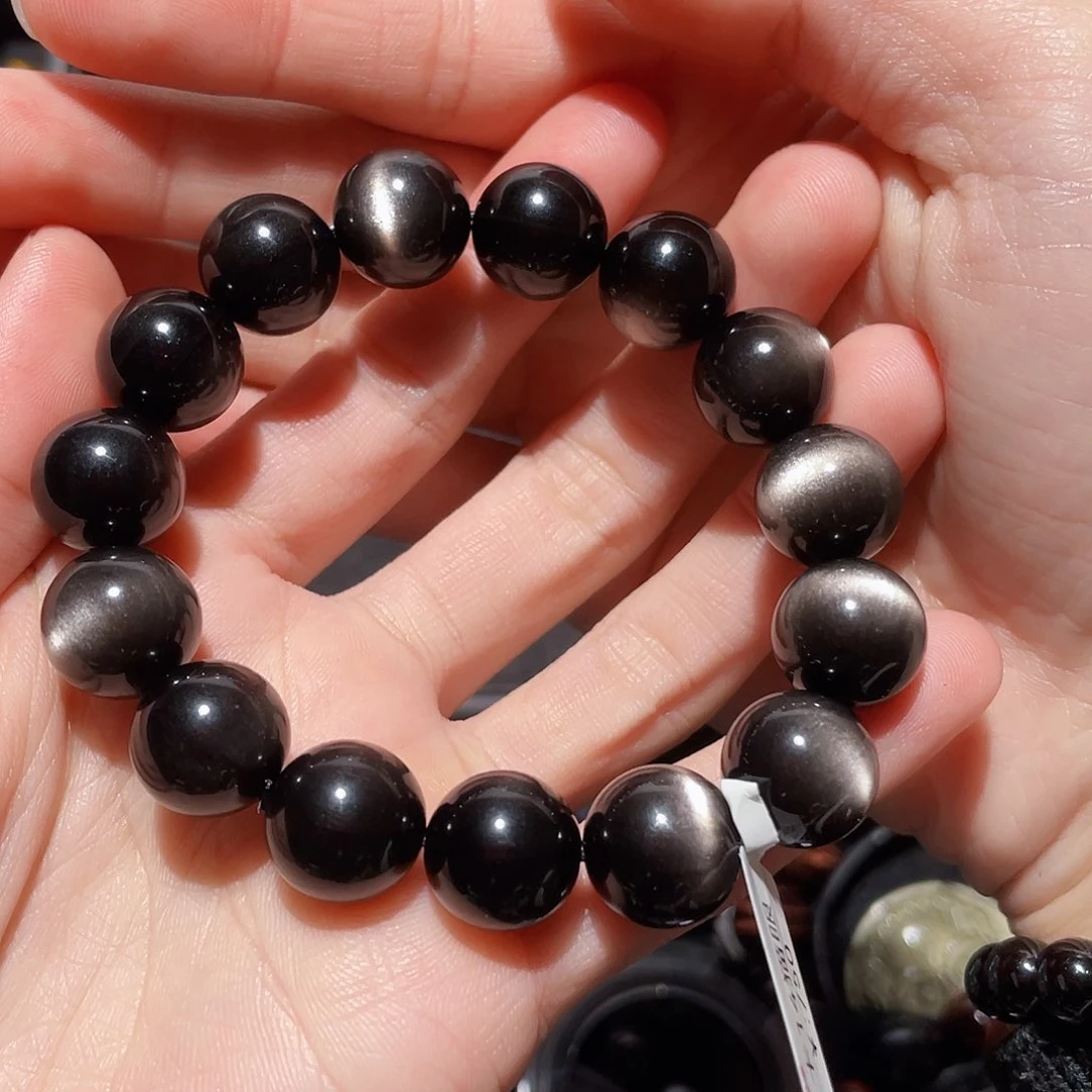 黑曜岩手链未镶嵌昵
