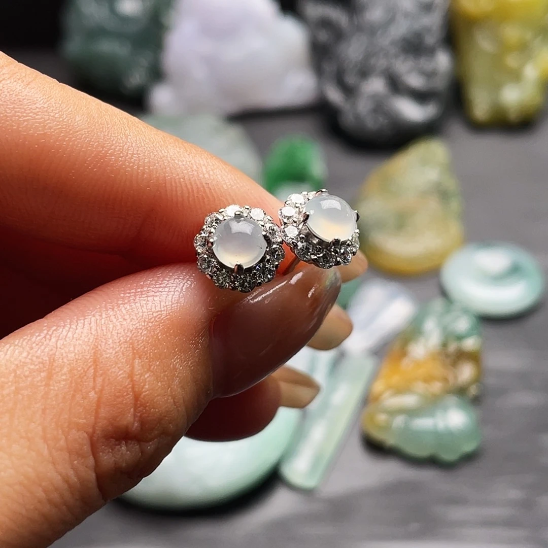 银S925镶嵌定制翡翠*‍****镶嵌费