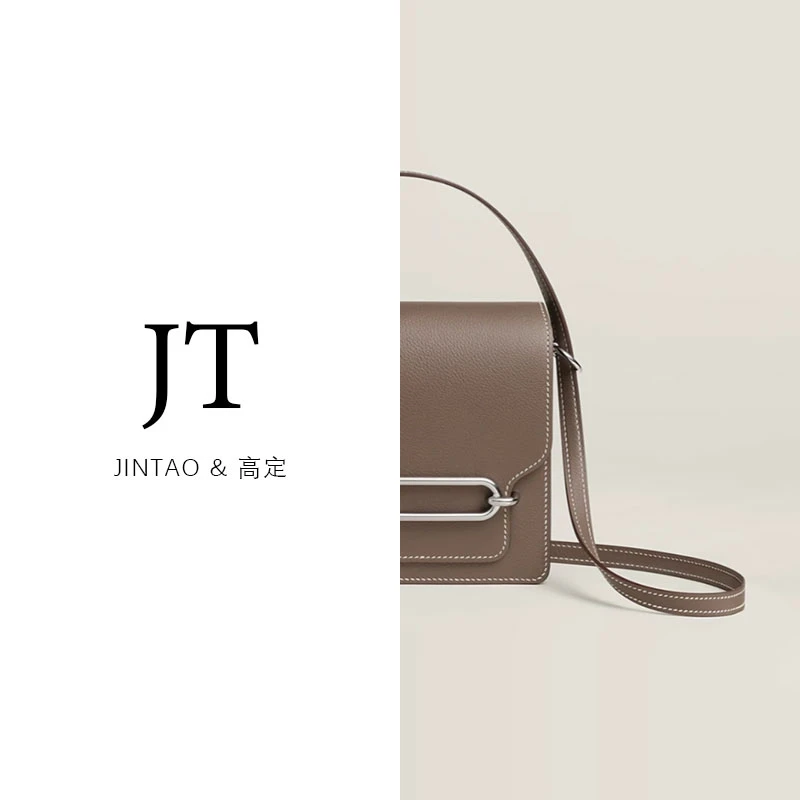 经典流行轻奢手缝高定猪鼻子康康时尚百搭真皮单肩斜挎包